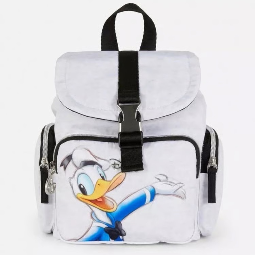 Disney 100th Anniversary Donald Duck Backpack Soft Shell  NWT